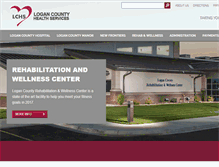 Tablet Screenshot of logancountyhospital.org